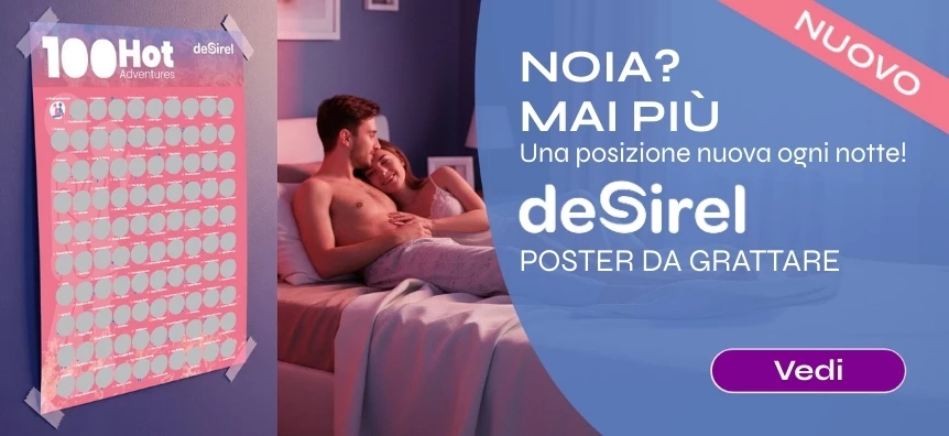 Desirel - 100 Posizioni Sessuali Poster da Grattare | Sexy Shop Italia Desirel.it