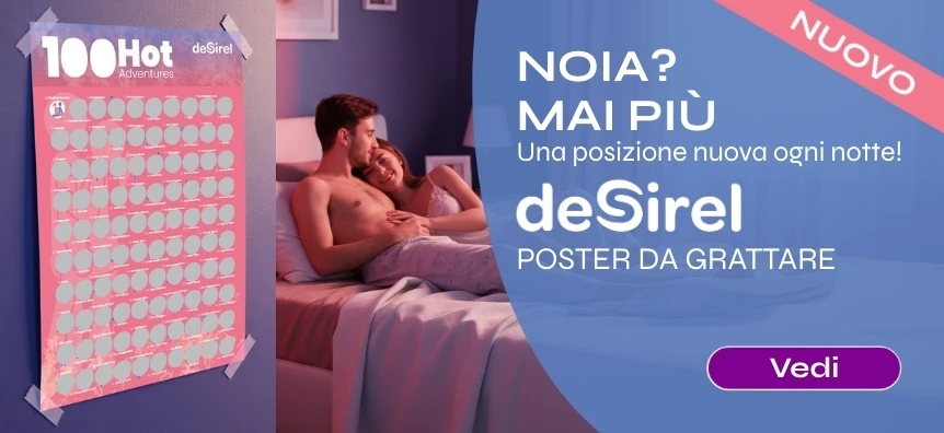Desirel - 100 Posizioni Sessuali Poster da Grattare | Sexy Shop Italia Desirel.it