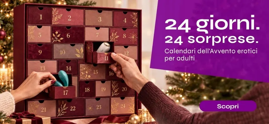24 giorni, 24 sorprese: calendari dell'Avvento con sex toys per adulti | Sexy Shop Italia Desirel.it