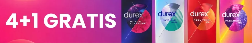 Campagna preservativi Durex: 4+1 gratis | Sexy Shop Italia Desirel.it