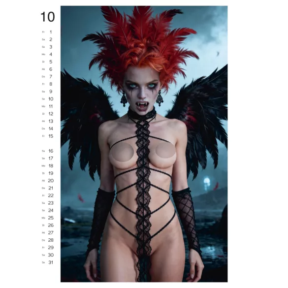 Wild Fantasy 2027 - calendario erotico da parete (10 pz)