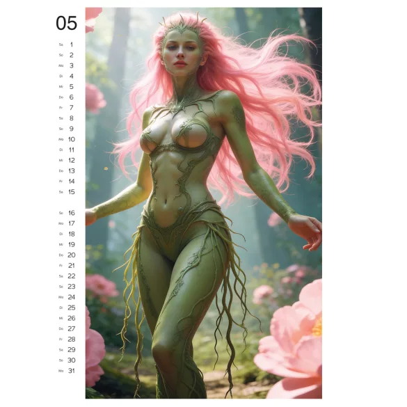 Wild Fantasy 2027 - calendario erotico da parete (1 pz)