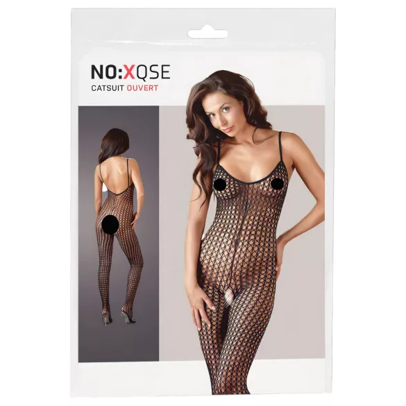 NO:XQSE - body a rete aperto (nero) - M/L
