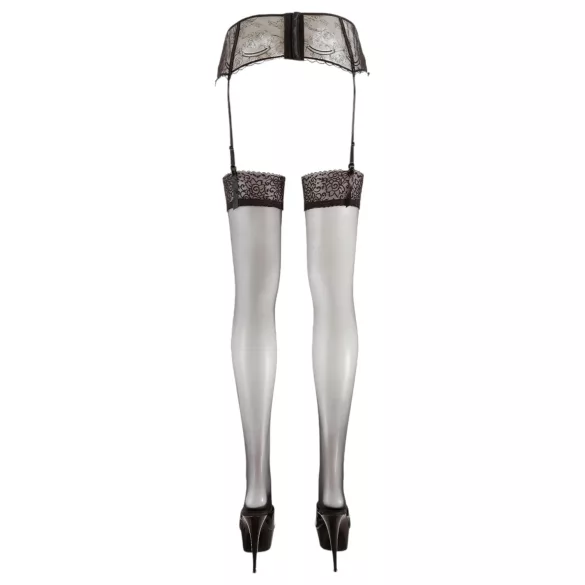 Cottelli - Collant autoreggenti in pizzo - nero - 4/XL