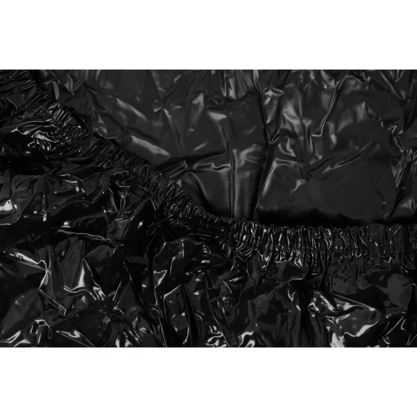 Lakkpassion - lenzuolo impermeabile matrimoniale con angoli - nero - 220x220 cm