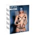 ZADO - body harness in pelle con catene - nero (S-L)