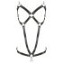 ZADO - body harness in pelle con catene - nero (S-L)