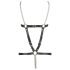 ZADO - body harness in pelle con catene - nero (S-L)