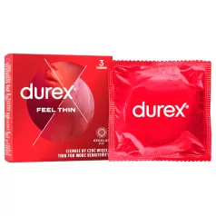   Durex - preservativi ultrasottili - sensazione naturale - confezione da 3