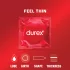 Durex - preservativi ultrasottili - sensazione naturale - confezione da 3