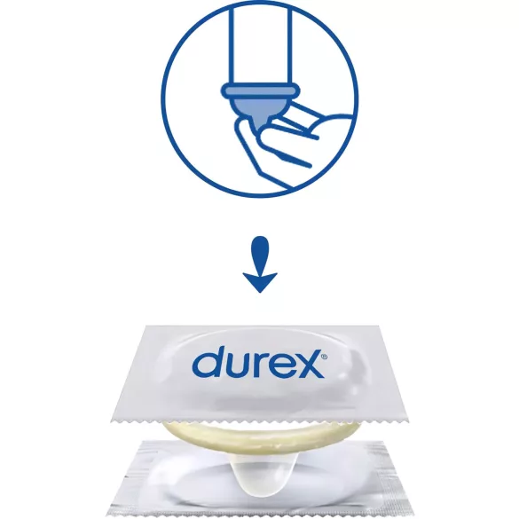 Durex - preservativi ultrasottili - sensazione naturale - confezione da 3