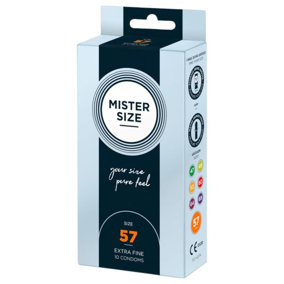 Mister Size - preservativo sottile - 57mm - confezione 10 pezzi
