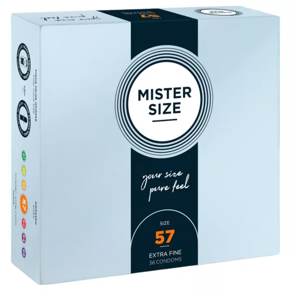 Mister Size - preservativi sottili - 57mm - confezione da 36 pezzi