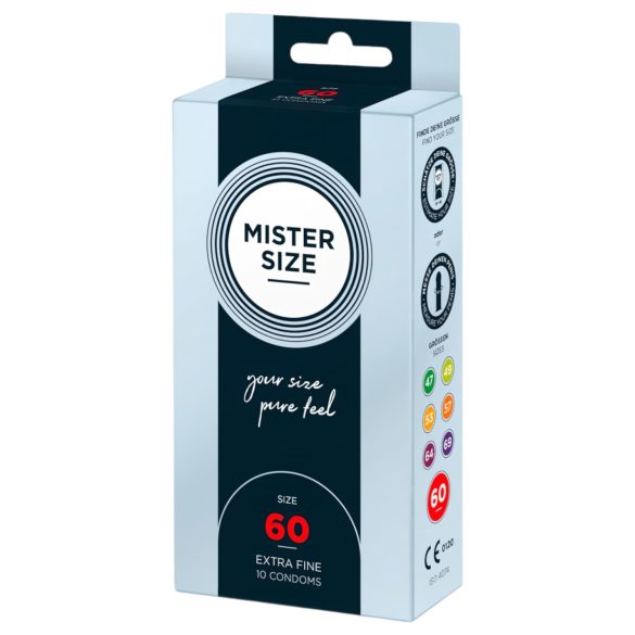 Mister Size - preservativo sottile - 60 mm - confezione da 10 pezzi