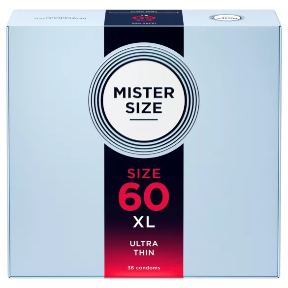 Mister Size - preservativo ultrasottile - 60mm - 36 pezzi