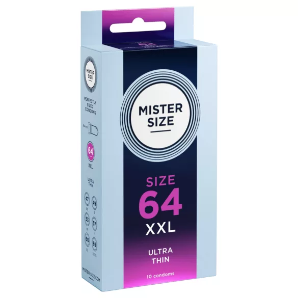 Mister Size - preservativi ultrasottili - 64mm - confezione da 10