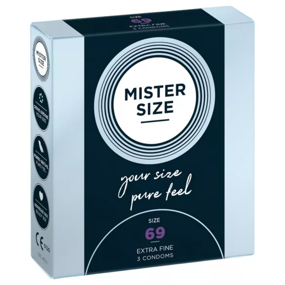 Mister Size - preservativo sottile - 69mm - 3 pezzi