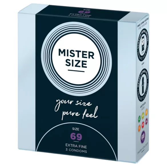Mister Size - preservativo sottile - 69mm - 3 pezzi