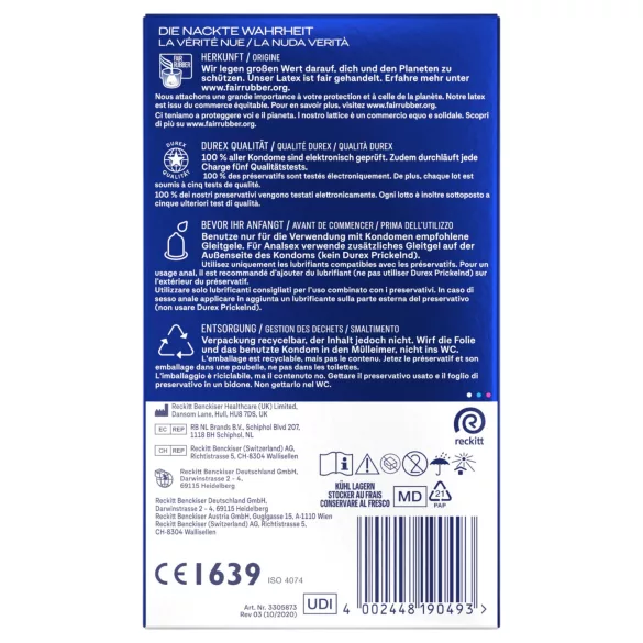 Durex Intense - Preservativi orgasmici (10 pz)