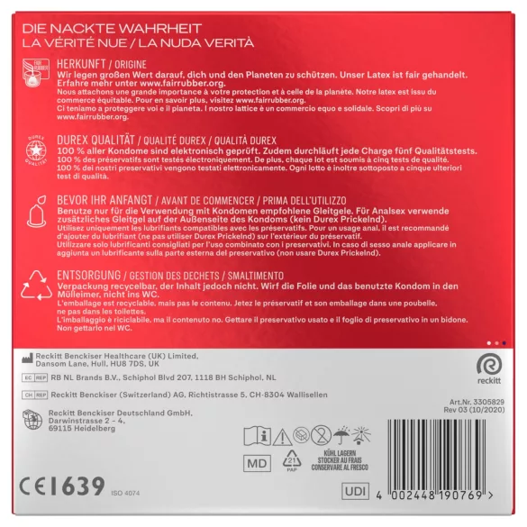 Durex - preservativi XXL (30 pz)