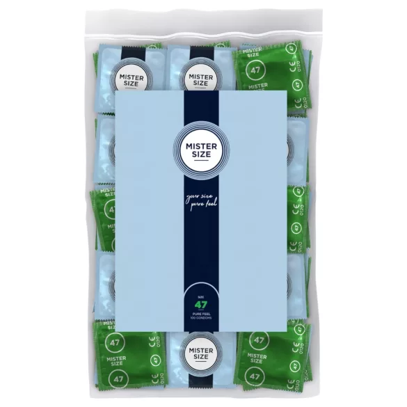 Mister Size - preservativi sottili - 47mm - confezione da 100