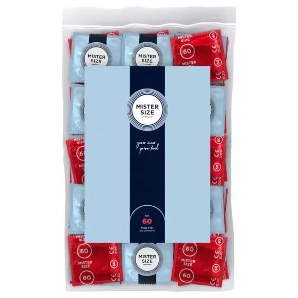 Mister Size - preservativo sottile - 60mm - confezione da 100