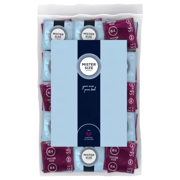 Mister Size - preservativi sottili - 64mm - confezione da 100