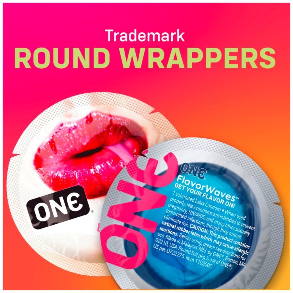 ONE Flavor Waves - preservativi aromatizzati - assortiti - 12 pezzi