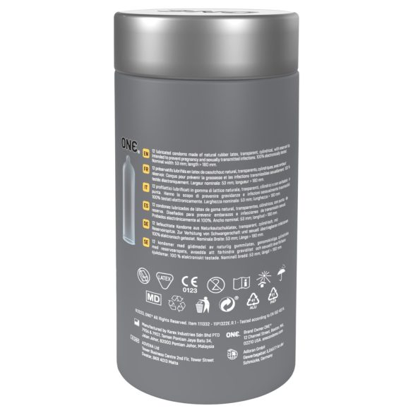 ONE - preservativi extra sottili - 12 pezzi