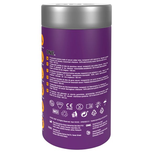 ONE - preservativi assortiti - confezione mista - 12 pezzi