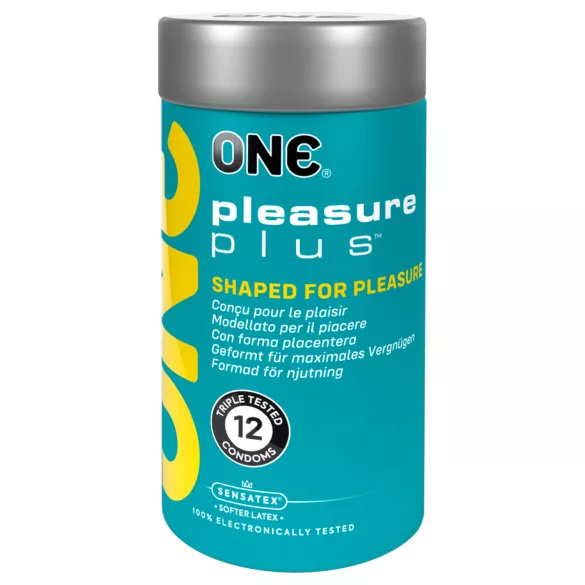 ONE Pleasure Plus - profilattico stimolante interno - confezione da 12