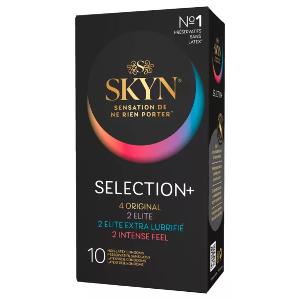 SKYN Selection+ - selezione di preservativi senza lattice (10 pz)