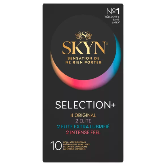 SKYN Selection+ - selezione di preservativi senza lattice (10 pz)