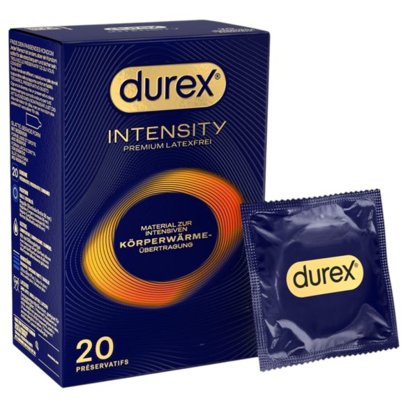 Durex Intensità - condom sottili e senza lattice (20 pezzi)