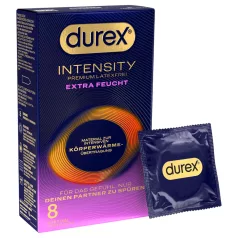   Durex Intensity - preservativi senza lattice extra lubrificati (8 pezzi)