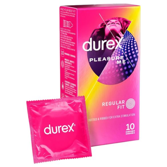Durex Pleasure Me - preservativi a costine-punti (10 pezzi)