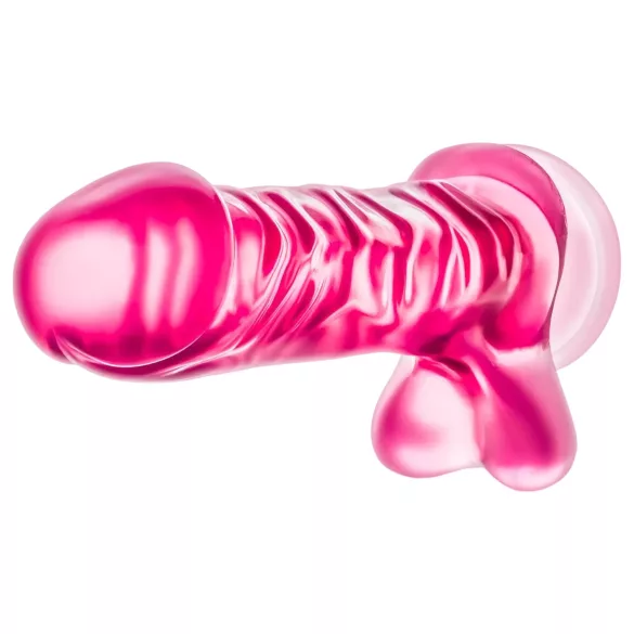 B Yours Basic 8 - dildo realistico con testicoli - 23cm - rosa