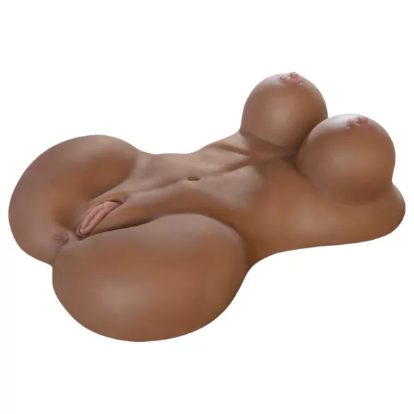 Pipedream Fuck Me Silly Sista - masturbatore a forma di torso femminile marrone (5,7 kg)