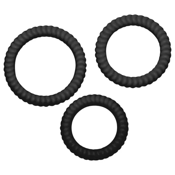 You2Toys - Anello pene triplo - nero