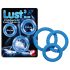 You2Toys - Trilogy di anelli per il pene Lust - blu