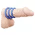 You2Toys - anello fallico triplo - silicone blu
