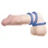 You2Toys - anello fallico triplo - silicone blu