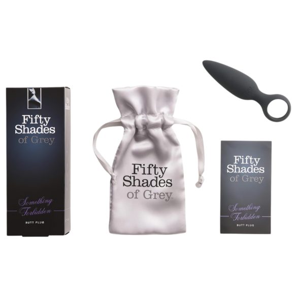 Fifty Shades of Grey - plug anale da dito - silicone grigio