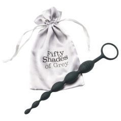 Fifty Shades of Grey - dildo anale con perle - grigio