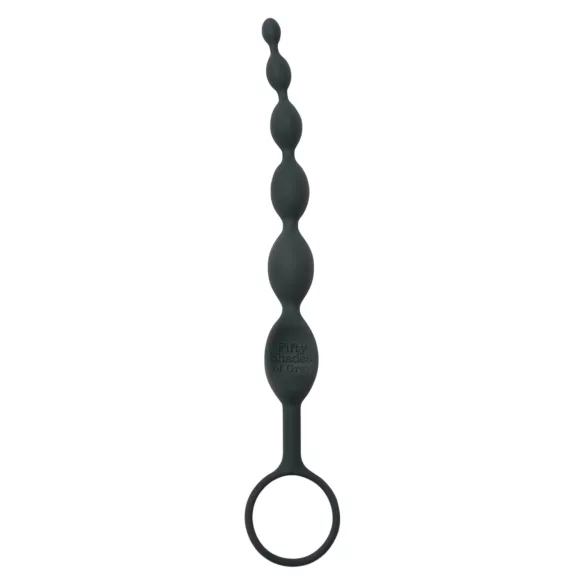 Fifty Shades of Grey - dildo anale con perle - grigio