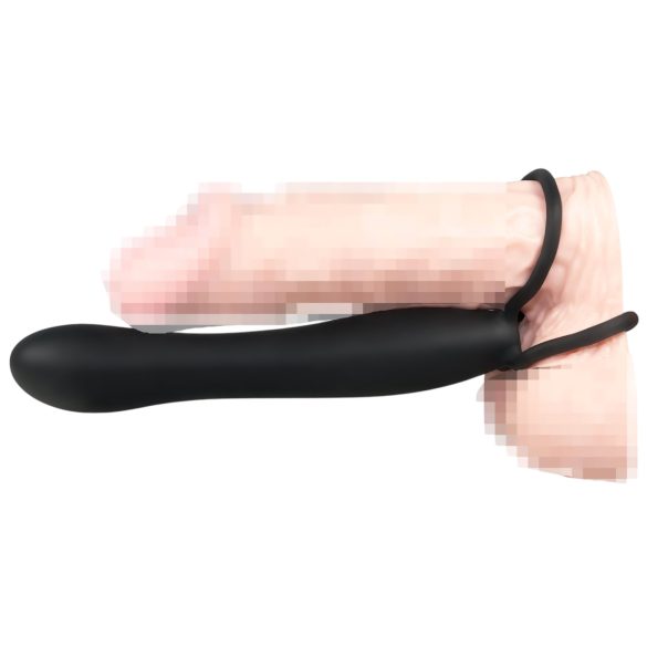 You2Toys - Dildo anale speciale con anello fallico - nero