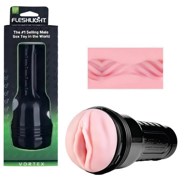 Fleshlight - masturbatore vaginale realistico - vortice interno - rosa