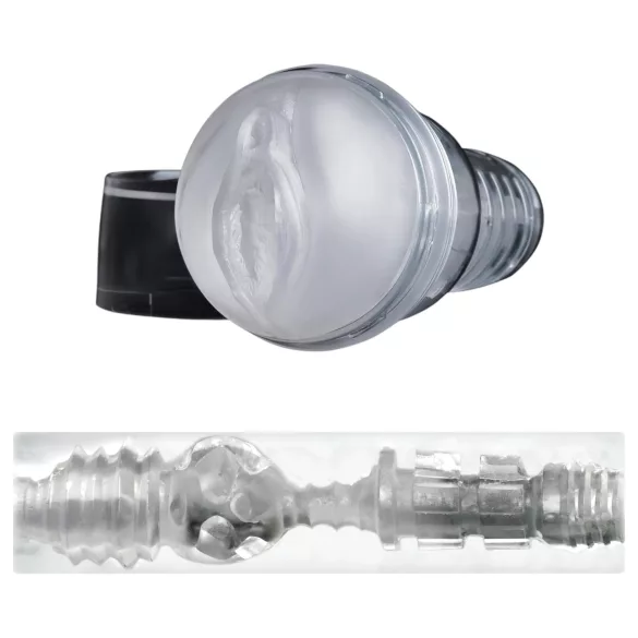 Fleshlight Ice Lady - masturbatore vaginale trasparente