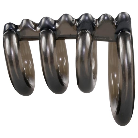 Bad Kitty - anello fallico quadruplo con punte stimolanti