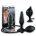 You2Toys True Black - plug anale gonfiabile - silicone nero